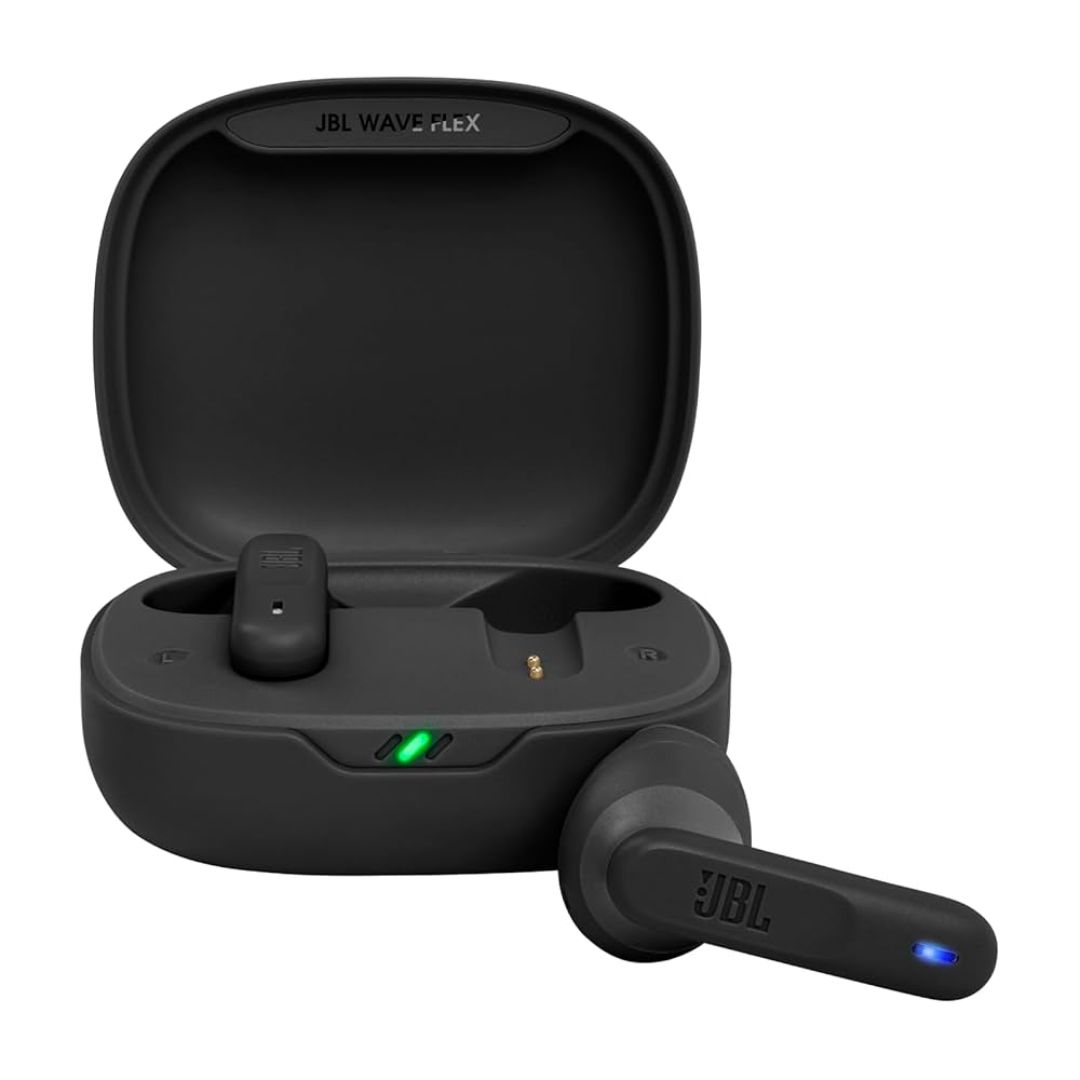 AURICOLARE BLUETOOTH JBL WAVE FLEX TWS BLACK