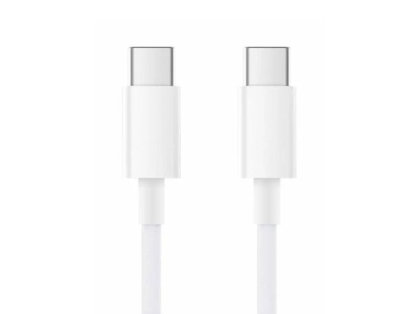 CAVO DATI/CARICA PER SMARTPHONE TYPE-C/TYPE-C 3A BRAIDED 1M XIAOMI WHITE BHR0878GL