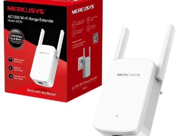 ACCESS POINT RIPETITORE RANGE EXTENDER AC1200 WIRELESS MERCUSYS ME30 300M