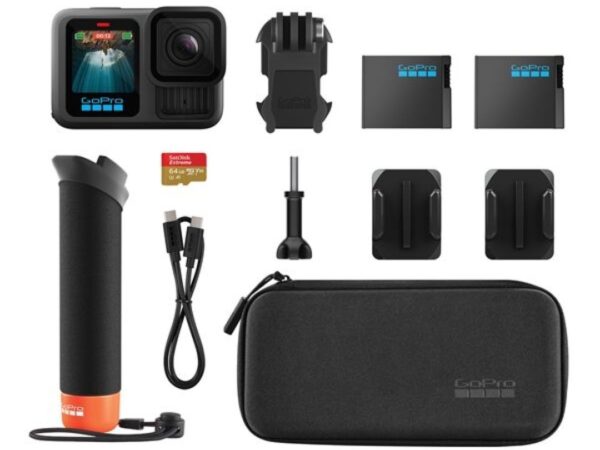 VIDEOCAMERA DIGITALE GOPRO HERO 13 CON ACCESSORI CHDRB-131-RW BLACK