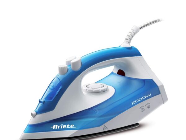 FERRO DA STIRO STEAM IRON A VAPORE ARIETE 2000W 6234 BIANCO/AZZURRO