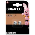 BATTERIA CMOS 1,5V ALCALINE 2PZ DURACELL LR54