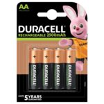 BATTERIA STILO RICARICABILE AA 1300MAH BLISTER 2PZ DURACELL HR6/DC1500