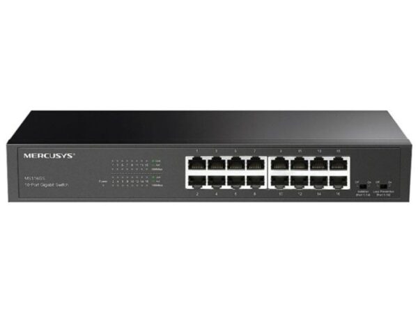 HUB SWITCH 16 PORTE GIGABIT MERCUSYS MS116GS