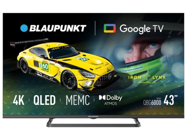 TV QLED 43" BLAUPUNKT 4K 43QLW6000S SMART TV WEBOS ITALIA BLACK