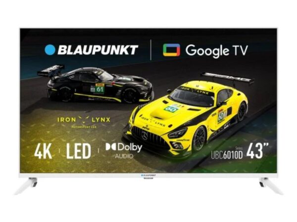 TV LED 43" BLAUPUNKT 4K 43UBG6010S SMART TV GOOGLE ITALIA WHITE