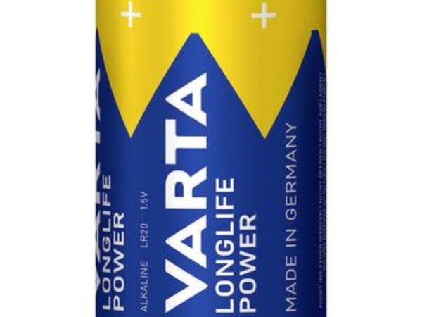 BATTERIA LONGLIFE TORCIA D ALCALINA 2PZ VARTA