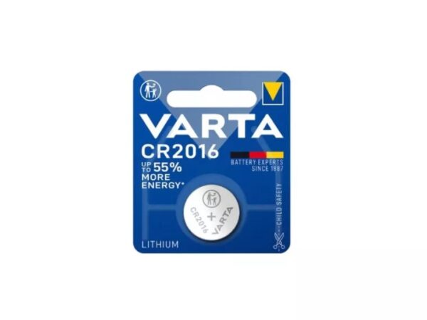 BATTERIA ENERGY LITIO 5PZ VARTA CR2016