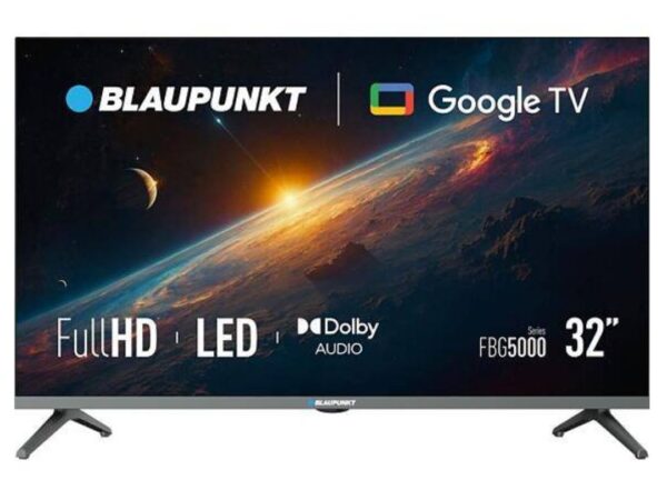 TV LED 32" BLAUPUNKT 32FBG5000S FULL HD SMART TV GOOGLE ITALIA BLACK
