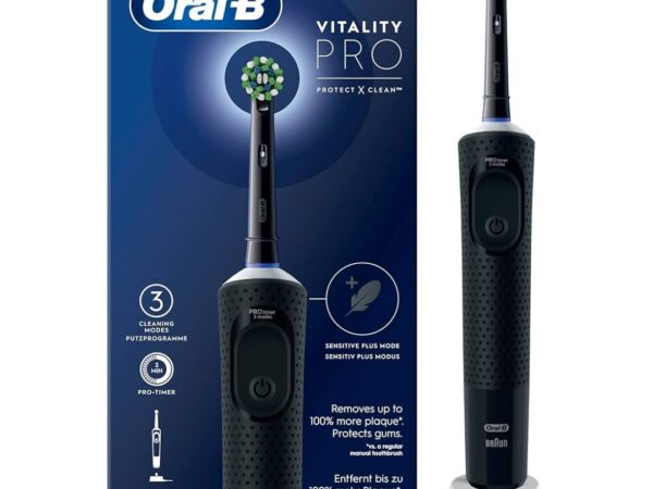 SPAZZOLINO ELETTRICO BRAUN ORAL-B VITALITY PRO 2 TESTINE BLACK