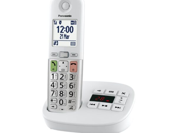 CORDLESS PANASONIC KX-TGU430EXW CON SEGRETERIA TELEFONICA BIANCO/ARGENTO