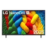 TV NANOCELL 43" LG 4K 43NANO80A3B SMART TV EUROPA BLACK
