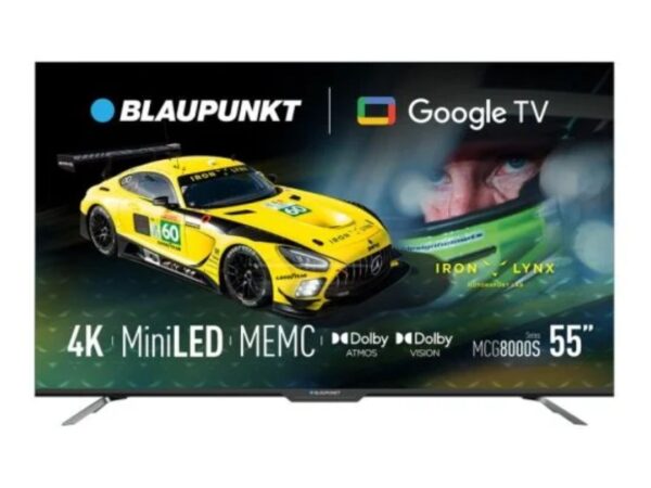 TV LED 4K MINI LED 55" BLAUPUNKT 55MCG800S SMART TV GOOGLE ITALIA BLACK