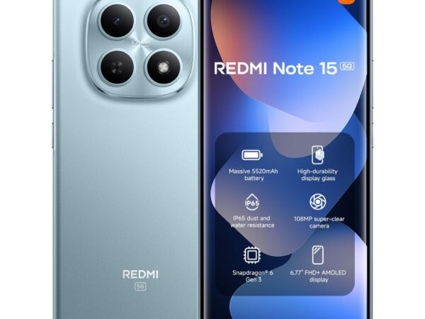 SMARTPHONE XIAOMI REDMI NOTE 15 5G 8+256GB DUOS GLACIER BLUE ITALIA