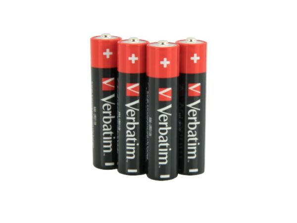 BATTERIA MINISTILO AAA ALCALINA 4PZ VERBATIM 49920