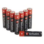 BATTERIA MINISTILO AAA ALCALINA 8PZ VERBATIM 49502