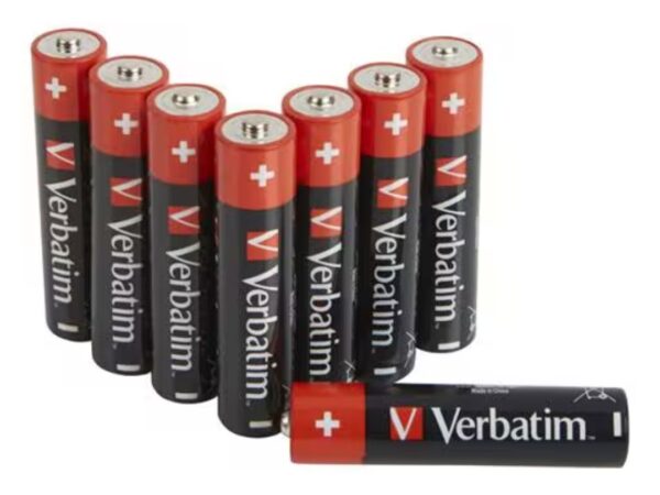 BATTERIA MINISTILO AAA ALCALINA 8PZ VERBATIM 49502