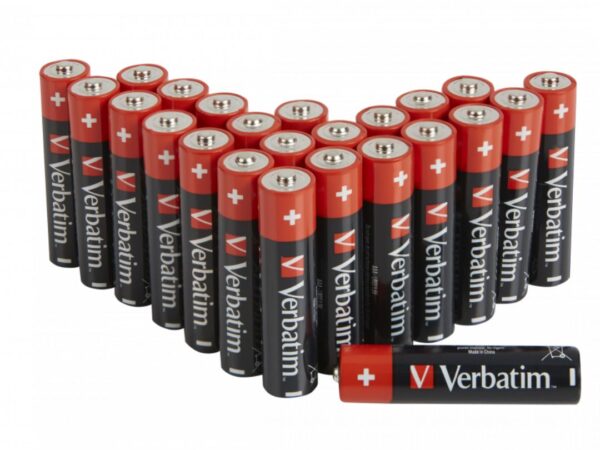 BATTERIA MINISTILO AAA ALCALINA 24PZ VERBATIM 49504