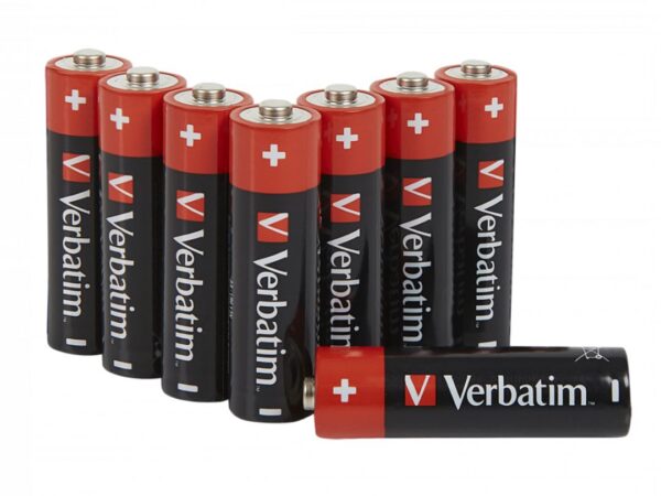 BATTERIA STILO AA ALCALINA 8PZ VERBATIM 49503
