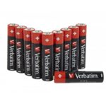BATTERIA MINISTILO AAA ALCALINA 10PZ VERBATIM 49874