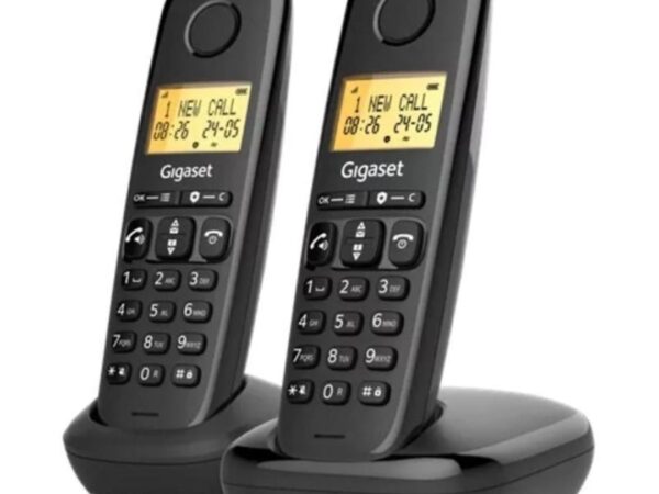 CORDLESS SIEMENS GIGASET BASIC 100 DUO BLACK