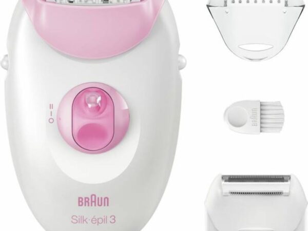 EPILATORE BRAUN 224963 SILK EPIL 3-031 ROSA