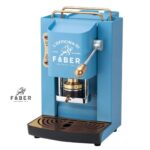 MACCHINA DA CAFFE' FABER PRO DELUXE PROBLUBASOTT PRESSACIALDA IN OTTONE TURQUIOSE