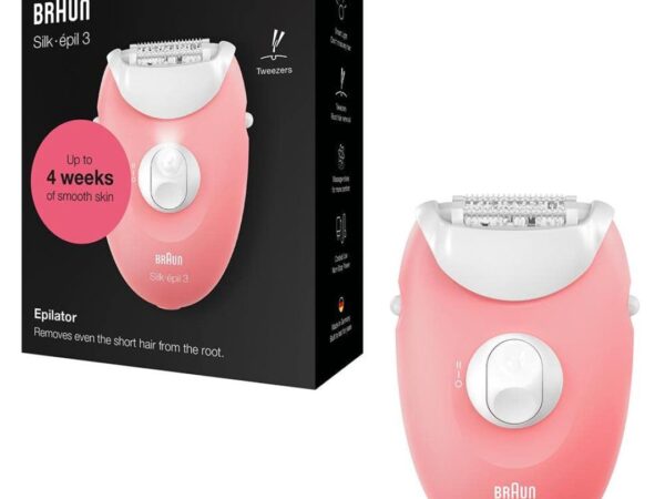 EPILATORE BRAUN SILK EPIL 3-176 ROSA