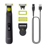 RASOIO ELETTRICO RICARICABILE PHILIPS ONE BLADE PRO 360 FACE&BODY QP6542/15BLACK GREEN