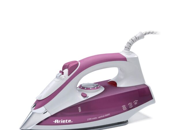 FERRO DA STIRO STEAM IRON A VAPORE ARIETE 2200W AR6215 PURPLE/WHITE