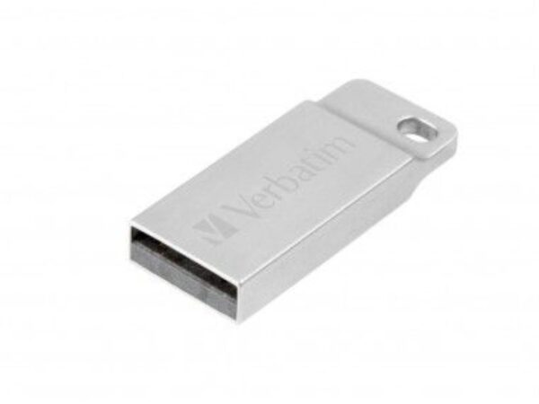 MEMORIA USB 32GB 2.0 VERBATIM METAL EXECUTIVE SILVER 98749
