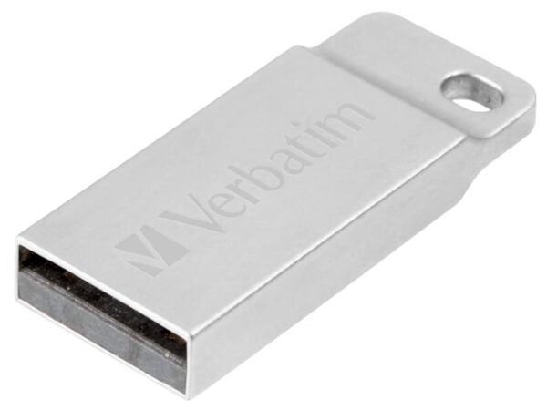 MEMORIA USB 64GB 2.0 VERBATIM METAL EXECUTIVE SILVER 98750