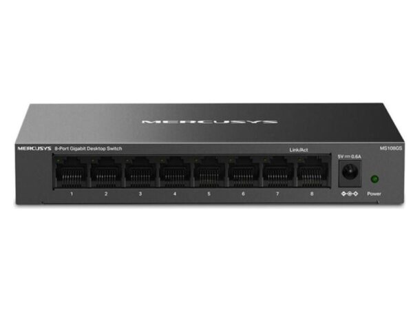 HUB SWITCH 08 PORTE LAN MERCUSYS MS108GS DESKTOP