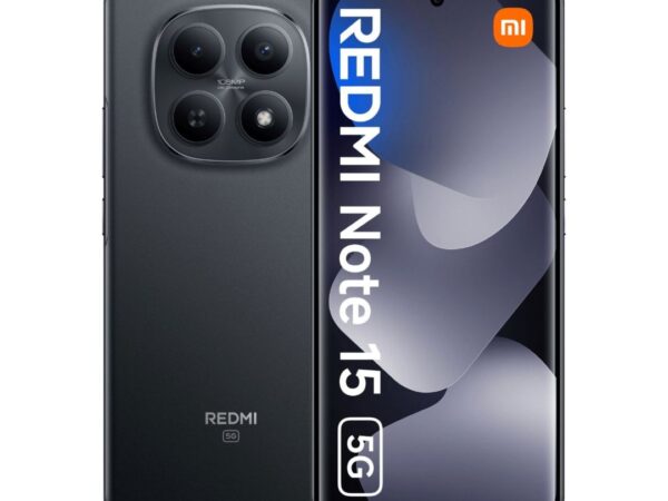 SMARTPHONE XIAOMI REDMI NOTE 15 5G 8+512GB DUOS BLACK ITALIA