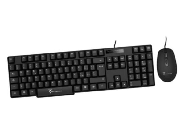 TASTIERA + MOUSE CON FILO USB TECHMADE TM-KM002